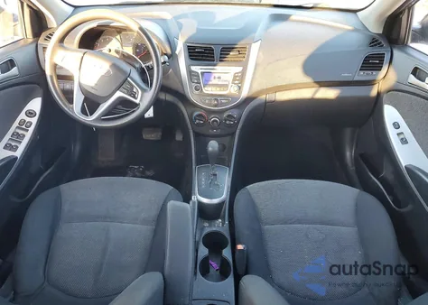 2014 Hyundai Accent Gls z USA, uszkodzony, nr VIN KMHCT5AEXEU181583